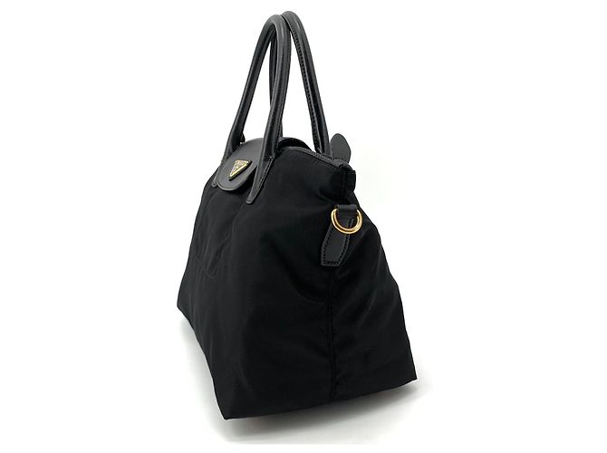 Prada Pocono Tote- und Schultertasche in Schwarz - Ansicht 5