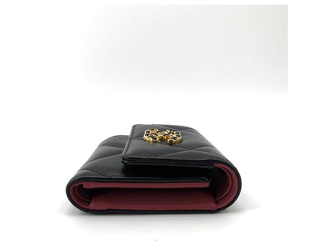 Chanel 19 Chanel Cartera tri-fold Negro - vista 4