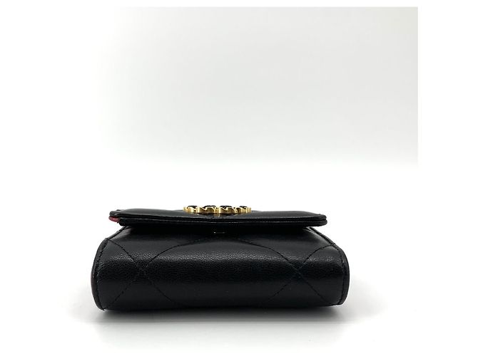 Chanel 19 Chanel Cartera tri-fold Negro - vista 6