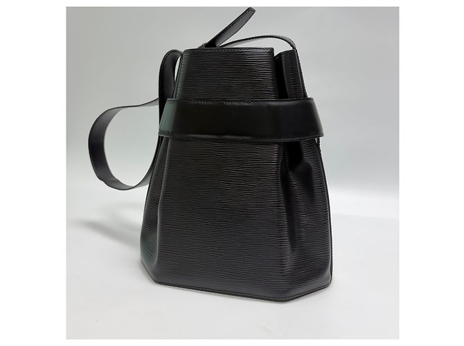 Louis Vuitton Borsa a tracolla Saddle Bucket PM (Alta Qualità, Black) Nero - vista 10