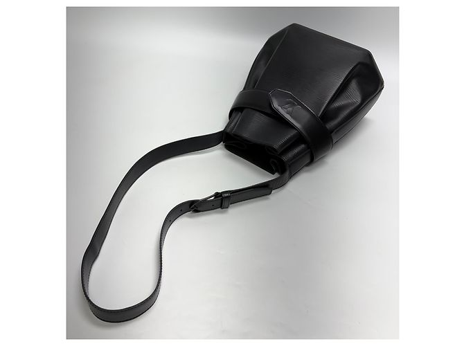 Louis Vuitton Borsa a tracolla Saddle Bucket PM (Alta Qualità, Black) Nero - vista 12