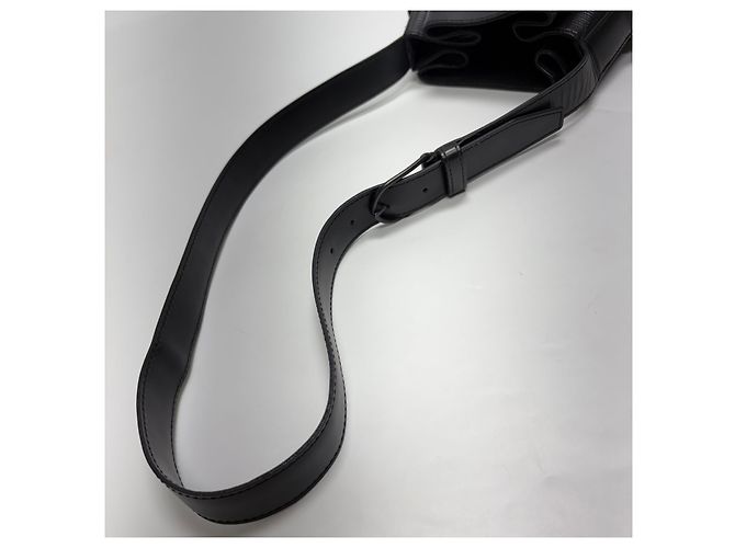 Louis Vuitton Borsa a tracolla Saddle Bucket PM (Alta Qualità, Black) Nero - vista 13