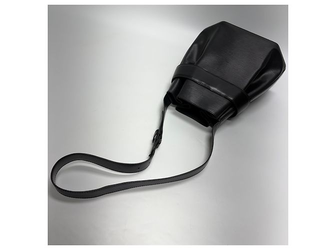 Louis Vuitton Borsa a tracolla Saddle Bucket PM (Alta Qualità, Black) Nero - vista 14
