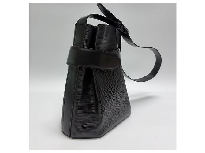 Louis Vuitton Borsa a tracolla Saddle Bucket PM (Alta Qualità, Black) Nero - vista 5