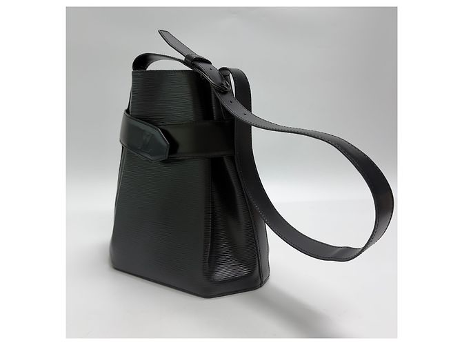 Louis Vuitton Borsa a tracolla Saddle Bucket PM (Alta Qualità, Black) Nero - vista 6