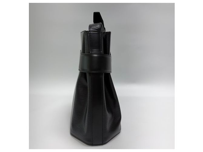 Louis Vuitton Borsa a tracolla Saddle Bucket PM (Alta Qualità, Black) Nero - vista 8