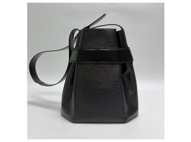 Louis Vuitton Borsa a tracolla Saddle Bucket PM (Alta Qualità, Black) Nero - vista 9