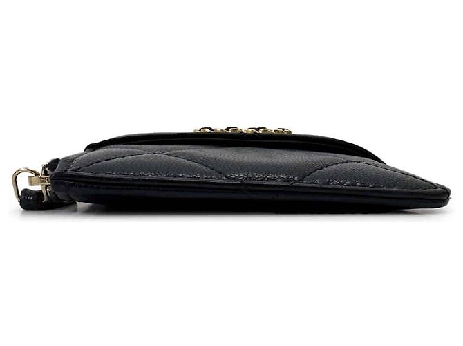 Chanel Custodia portafoglio classica per telefono Nero Oro - vista 7