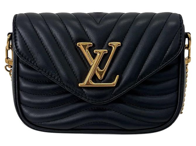 Louis Vuitton Borsa a tracolla New Wave Multi Pochette Crossbody Black Nero - vista 2