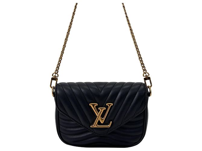Louis Vuitton Borsa a tracolla New Wave Multi Pochette Crossbody Black Nero - vista 8