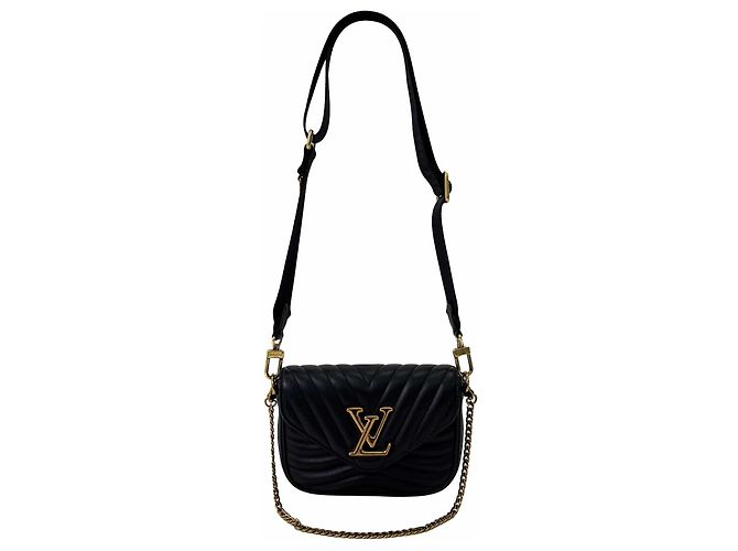 Louis Vuitton Borsa a tracolla New Wave Multi Pochette Crossbody Black Nero - vista 9