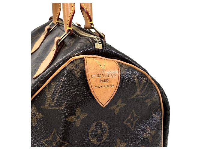 Louis Vuitton Speedy Tote Bag aus Monogram Canvas Braun - Ansicht 10
