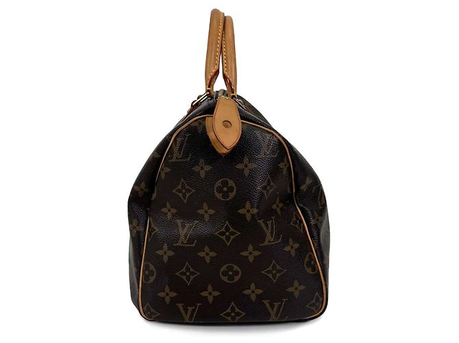 Louis Vuitton Speedy Tote Bag aus Monogram Canvas Braun - Ansicht 6