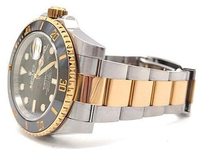 Rolex Orologio Submariner Combination Nero - vista 2
