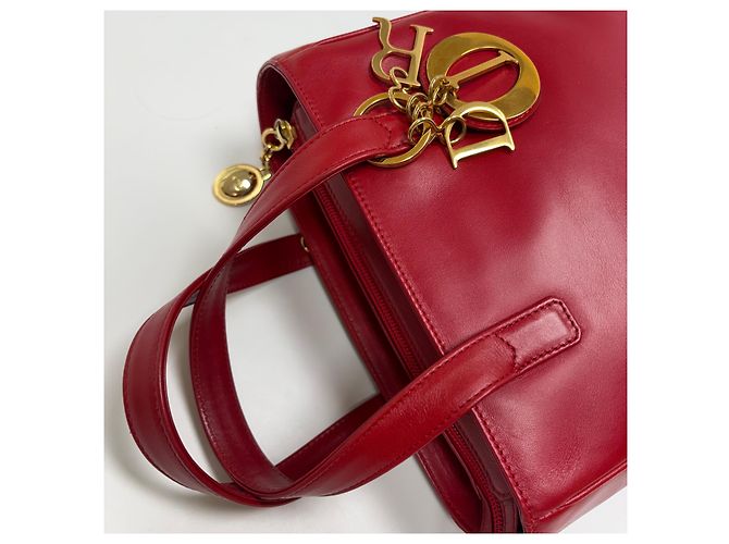 Dior Tote Bag Rot Stoff - Ansicht 12
