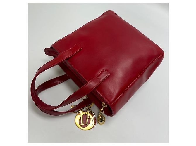 Dior Tote Bag Rot Stoff - Ansicht 13