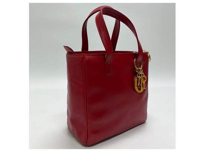 Dior Tote Bag Rot Stoff - Ansicht 6