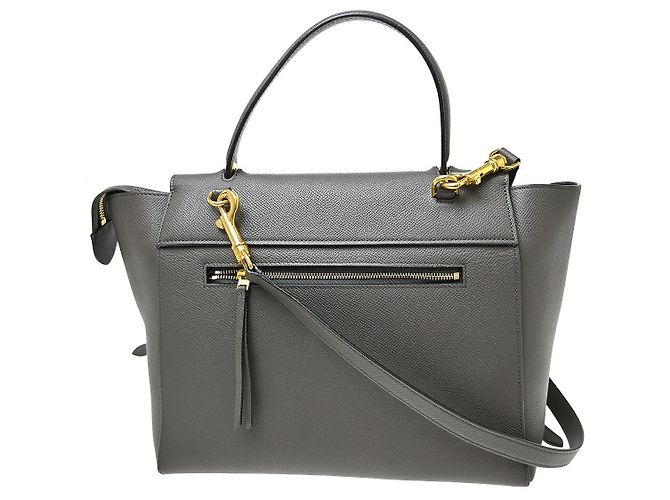 Céline Cintura Celine Belt Leather Mini Marrone - vista 2