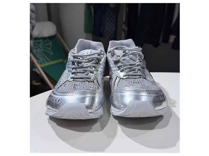 Bottega Veneta Sneakers Orbit Silver Argento - vista 2