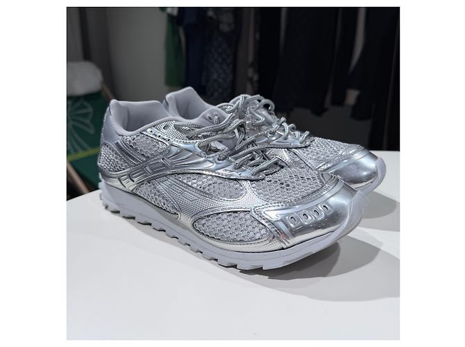 Bottega Veneta Sneakers Orbit Silver Argento - vista 3