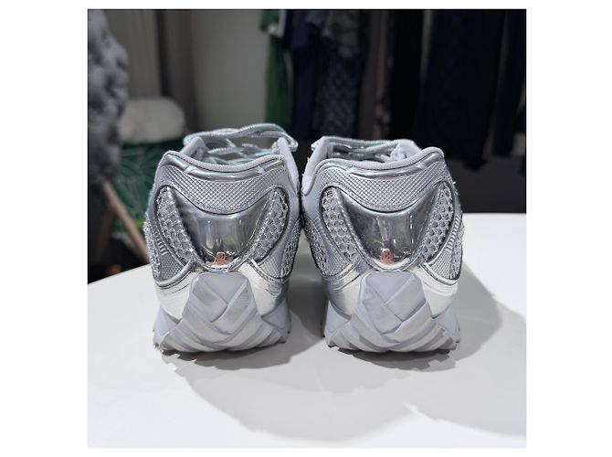 Bottega Veneta Sneakers Orbit Silver Argento - vista 4