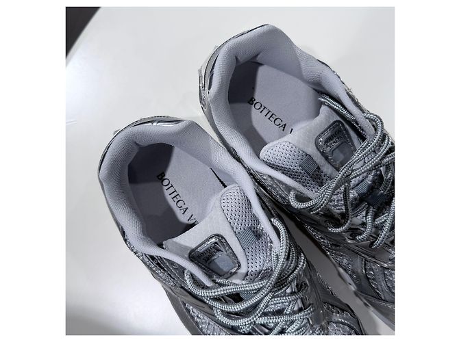 Bottega Veneta Sneakers Orbit Silver Argento - vista 8