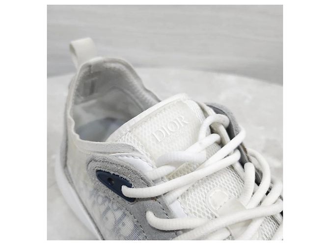 Dior Baskets techniques Runner en daim gris Marron - vue 6