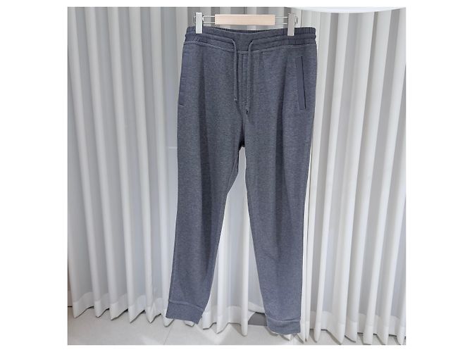 Brunello Cucinelli Cotton Dark Gray Elasticated Training Pants Brown - view 2