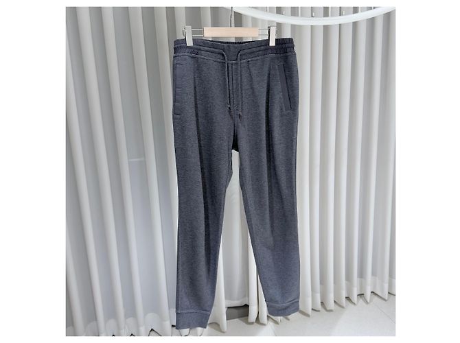 Brunello Cucinelli Cotton Dark Gray Elasticated Training Pants Brown - view 3