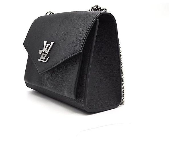 Louis Vuitton My Lockme BB Borsa in pelle nera Nero - vista 2
