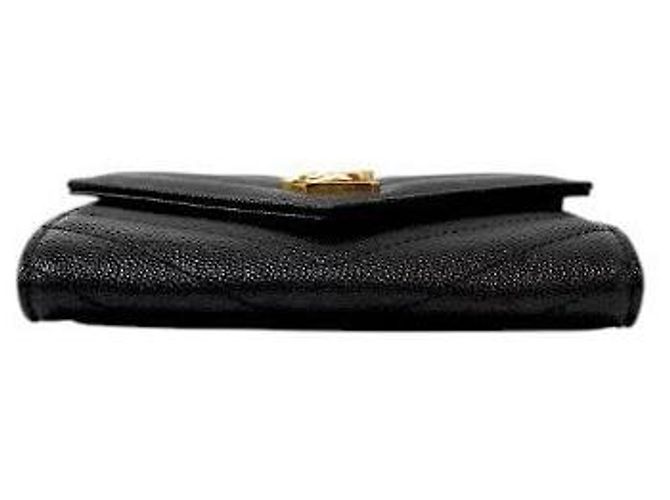 Saint Laurent Tarjetero sobre acolchado negro - vista 4