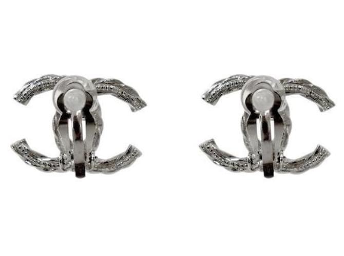 Orecchini Chanel B15B CC Argento - vista 3