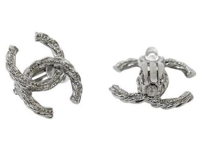 Orecchini Chanel B15B CC Argento - vista 4