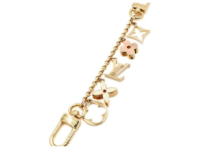 Louis Vuitton Portachiavi e charm per borsa Fleur de Monogram Chain D'oro - vista 3