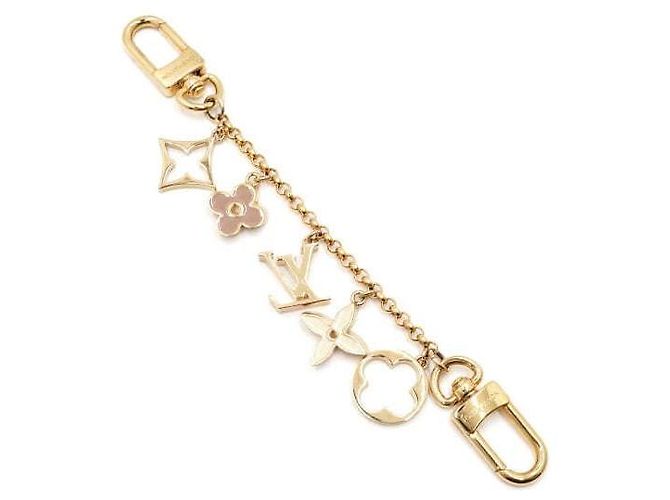 Louis Vuitton Portachiavi e charm per borsa Fleur de Monogram Chain D'oro - vista 5