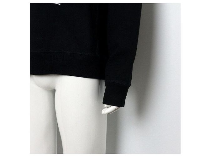 Dior Shock The World Oversized Hoodie für Herren Schwarz - Ansicht 3