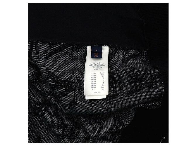 Louis Vuitton Giacca Bomber in cotone nera con logo cartoon da uomo Nero - vista 6
