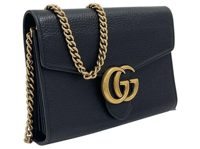 Gucci GG Marmont Umhängetasche mit Kette - Ansicht 2