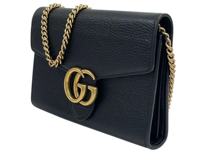 Gucci GG Marmont Umhängetasche mit Kette - Ansicht 3