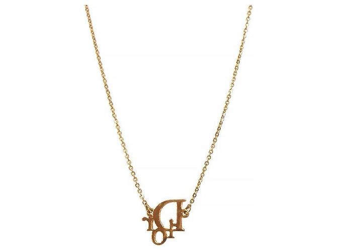 Dior Collana Cubic Oblique Gold - vista 2