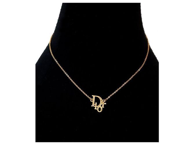 Dior Collana Cubic Oblique Gold - vista 5