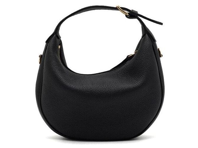 Céline Borsa tote e a tracolla Tin Lulu in vitello grana nera - vista 5