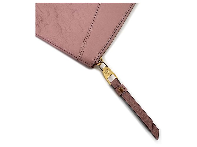Louis Vuitton Borsa a Pochette Daily Clutch Monogram Empreinte Rose Powder Rosa - vista 9
