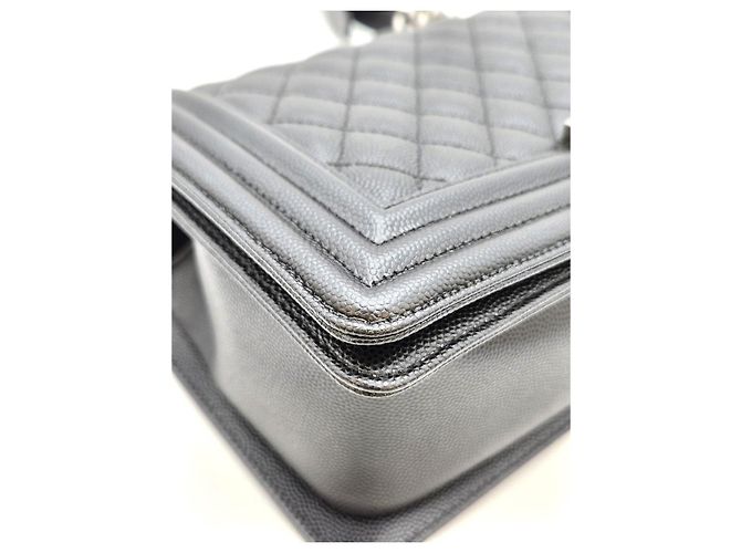 Chanel Boy Bag Medium Caviar Black Schwarz - Ansicht 10