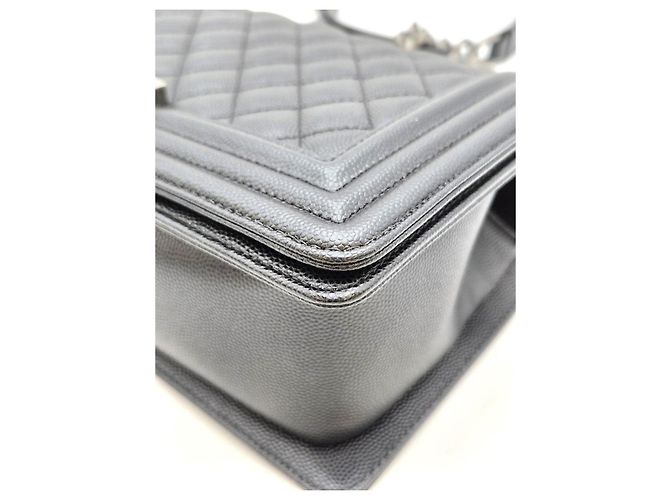 Chanel Boy Bag Medium Caviar Black Schwarz - Ansicht 11