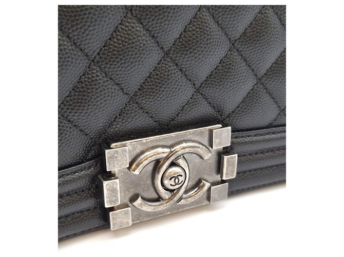 Chanel Boy Bag Medium Caviar Black Schwarz - Ansicht 12