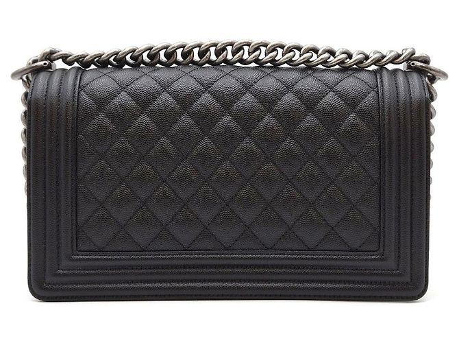 Chanel Boy Bag Medium Caviar Black Schwarz - Ansicht 3