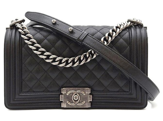 Chanel Boy Bag Medium Caviar Black Schwarz - Ansicht 4