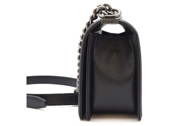 Chanel Boy Bag Medium Caviar Black Schwarz - Ansicht 8