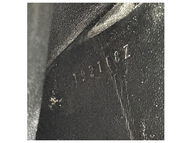 Hermès Mule Loafer Trocadero in velluto con logo dorato Nero - vista 13